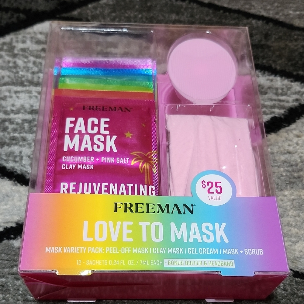 FREEMAN 12- LOVE TO MASK-  BUFFER & HEADBAND SET